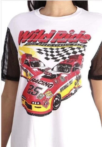 Motor Sport Loose Tee 