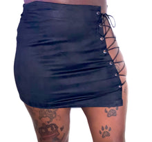 Load image into Gallery viewer, Lace Me Up Skirt
